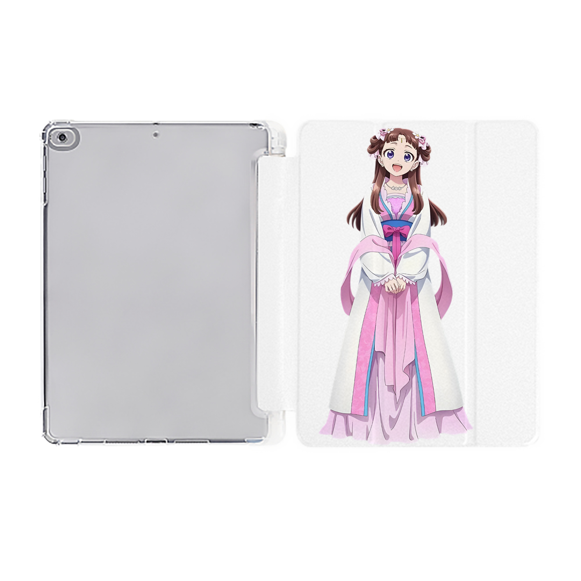 （画像用） 薬屋のひとりごと The Apothecary Diaries IPad ケース ペン収納付き 三つ折りスタンド PUレザー×シリコン 対応機種9.5/10.5/10.9インチ